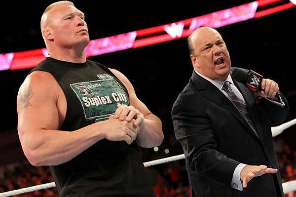 Paul Heyman is Brock Lesnar&#039;s advocate on WWE