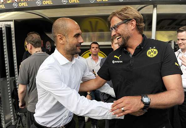Pep Guardiola vs Jurgen Klopp head to head stats record