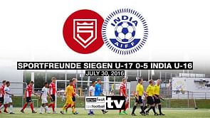 VIDEO: Sportfreunde Siegen U-17 0-5 India U-16 (Full Match)