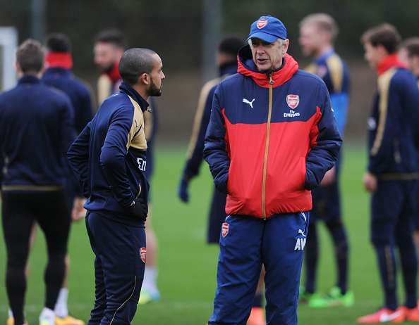 Theo Walcott's future is as a striker at Arsenal, says Arsene Wenger