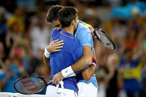 Rio 2016: Novak Djokovic shares kind words with Juan Martin del Potro after his shock defeat