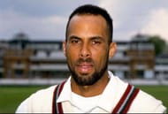 1995: Portrait of Jimmy Adams of the West Indies at Lords in London. \ Mandatory Credit: Gary M Prior/Allsport
