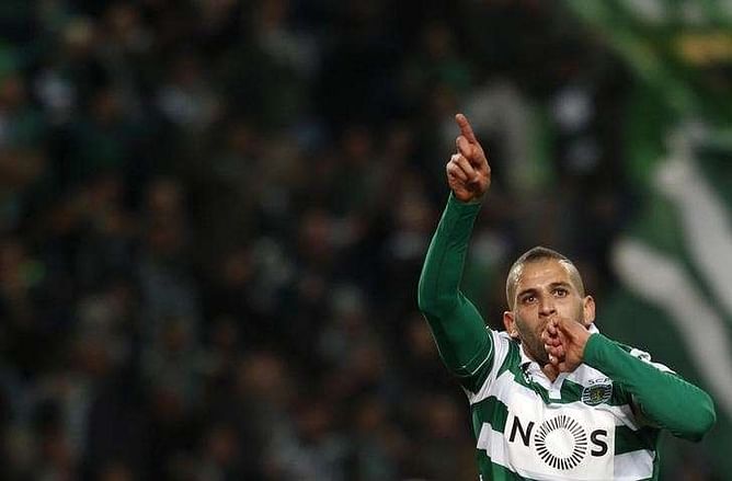 Leicester's Slimani ready for Premier League debut at Liverpool