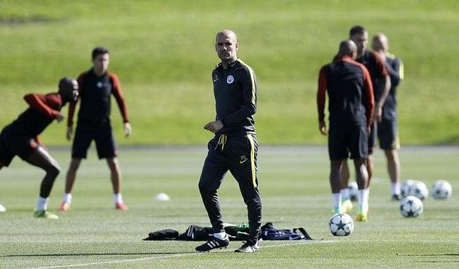 Guardiola's City buoyant for visit of Moenchengladbach