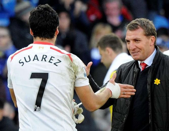 Brendan Rodgers says Barcelona wouldn't be this successful without Luis Suarez