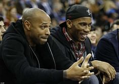 Former Chelsea winger Florent Malouda compares Thierry Henry and Didier Drogba