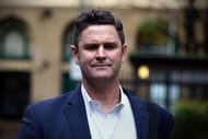 LONDON, ENGLAND - NOVEMBER 24: Former New Zealand cricketer Chris Cairns arrives at Southwark Crown Court on November 24, 2015 in London, England. Mr Cairns is currently in court on charges of perjury and perverting the course of justice while his Barrister Andrew Fitch-Holland denies one count of the criminal offence in preventing justice from being served. (Photo by Carl Court/Getty Images)