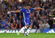 LONDON, ENGLAND - AUGUST 15: Eden Hazard of Chelsea scores his penalty during the Premier League match between Chelsea and West Ham United at Stamford Bridge on August 15, 2016 in London, England. (Photo by Michael Regan/Getty Images)