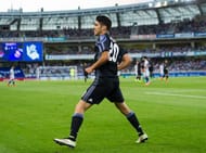 SAN SEBASTIAN, SPAIN - AUGUST 21: Marco Asensio of Real Madrid celebrates after scoring his team's second goal during the La Liga match between Real Sociedad de Futbol and Real Madrid at Estadio Anoeta on August 21, 2016 in San Sebastian, Spain. (Photo by Juan Manuel Serrano Arce/Getty Images)