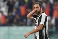 TURIN, ITALY - AUGUST 20: Gonzalo Higuain of Juventus FC looks on during the Serie A match between Juventus FC and ACF Fiorentina at Juventus Arena on August 20, 2016 in Turin, Italy. (Photo by Valerio Pennicino/Getty Images)