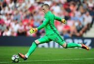 SOUTHAMPTON, UNITED KINGDOM - AUGUST 27: Jordan Pickford of Sunderland during the Premier League match between Southampton and Sunderland at St Mary's Stadium on August 27, 2016 in Southampton, England. (Photo by Harry Trump/Getty Images)