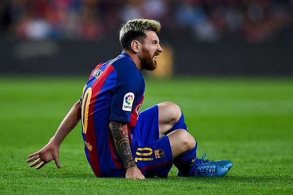 La Liga 16 17 Barcelona Reveal Extent Of Lionel Messi S Latest Injury