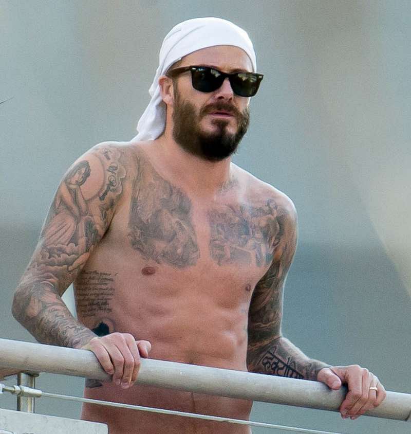David Beckham's 40 tattoos and the special meaning behind each design |  Daily Mail Online
