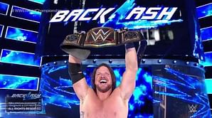 WWE News: AJ Styles on if his legacy was tarnished by nature of Championship win at Backlash