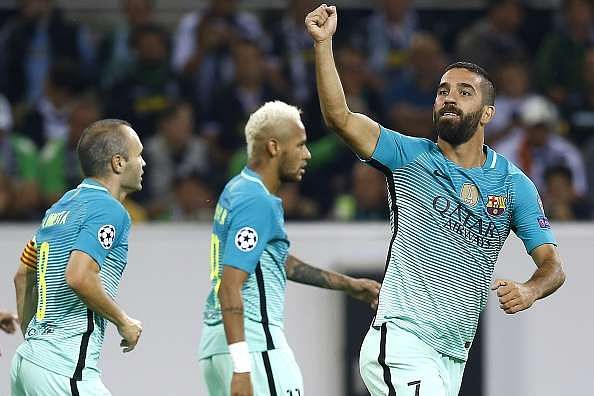 Match-winner Arda Turan reveals what Luis Enrique told him before coming on against Borussia Monchengladbach