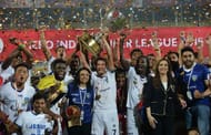 Chennaiyin FC with the ISL Trophy