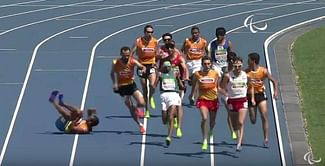 India's first fully blind Paralympic athlete Ankur Dhama registers official complaint over mid-race push