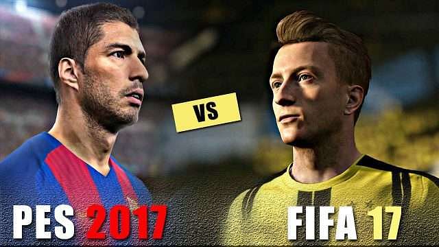 schipper Barry richting FIFA 17 vs PES 2017 ultimate comparison