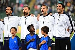 Video: Italy fans boo France's national anthem until Gianluigi Buffon intervenes