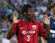 Gyan was on fire for Al-Ahli in Dubai