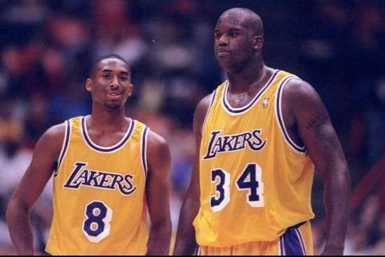 Kobe Bryant and Shaquille O'Neal