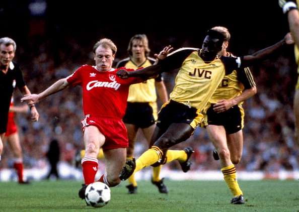 Michael Thomas scored the title decider at Anfield in 1989