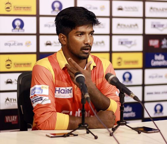 Confident of making a comeback, says Ruby Kanchi Warriors' AC Prathiban