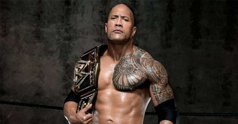 The Rock has many tattoos on him