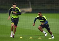 Theo Walcott and Hector Bellerin