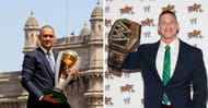 MS Dhoni and John Cena