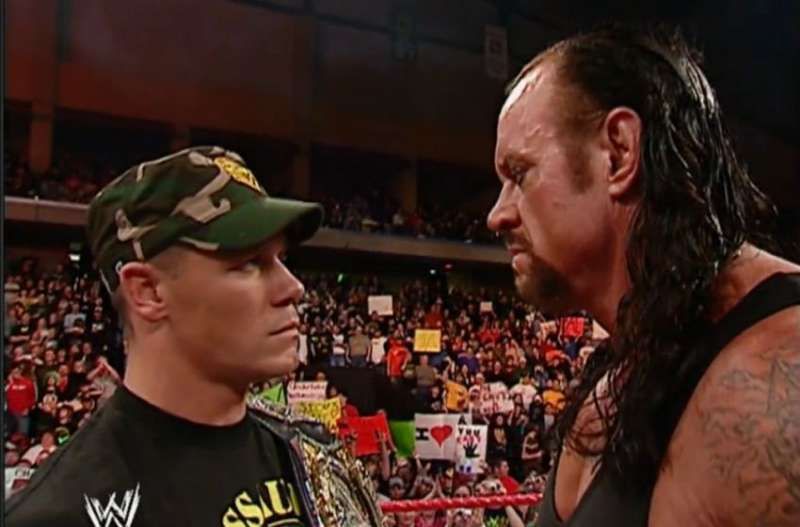 undertaker and john cena