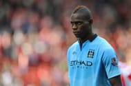 STOKE ON TRENT, ENGLAND - SEPTEMBER 15: Mario Balotelli of Manchester City looks on during the Barclays Premier League match between Stoke City and Manchester City at the Britannia Stadium on September 15, 2012 in Stoke on Trent, England. (Photo by Michael Regan/Getty Images)