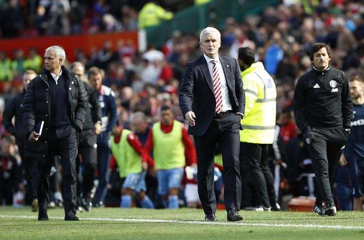 Hughes hails Grant after heroics against Man United