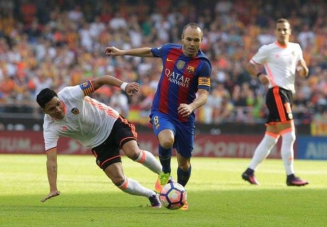 Injured Iniesta faces long spell out for Barca