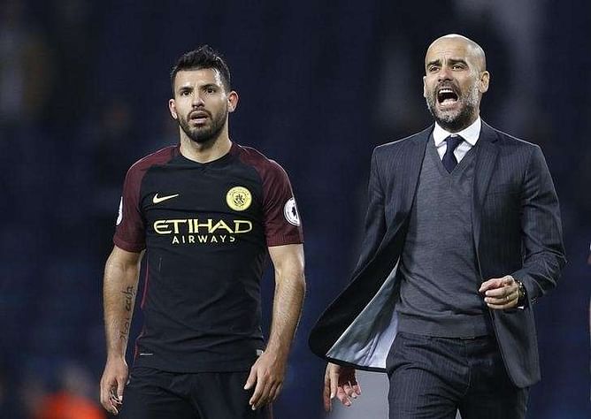 Guardiola sings two-goal Aguero's praises