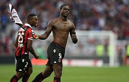 Mario Balotelli scores late winner for OGC Nice, then gets sent off 6 minutes later!