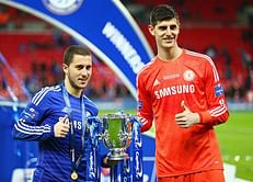 "I was angry with Eden Hazard," says Thibaut Courtois