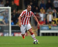 BURTON UPON TRENT, ENGLAND - JULY 16: Charlie Adam of Stoke City during the Pre Season Friendly match between Burton Albion and Stoke City at the Pirelli Stadium on July 16, 2016 in Burton upon Albion, England. (Photo by Clint Hughes/Getty Images)'n