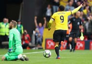 BURNLEY, ENGLAND - SEPTEMBER 26: Troy Deeney of Watford applauds supporters following defeat in the Premier League match between Burnley and Watford at Turf Moor on September 26, 2016 in Burnley, England. (Photo by Laurence Griffiths/Getty Images)