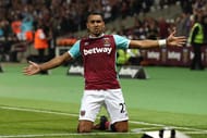 LONDON, ENGLAND - SEPTEMBER 21: Dimitri Payet of West Ham United celebrates scoring his sides first goal during the EFL Cup Third Round match between West Ham United and Accrington Stanley at the London Stadium on September 21, 2016 in London, England. (Photo by Clive Rose/Getty Images)