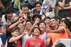 Video: Nick Kyrgios in sweet gesture to ailing fan at Japan Open