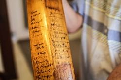 Bodyline cricket bat donated to Bowral museum