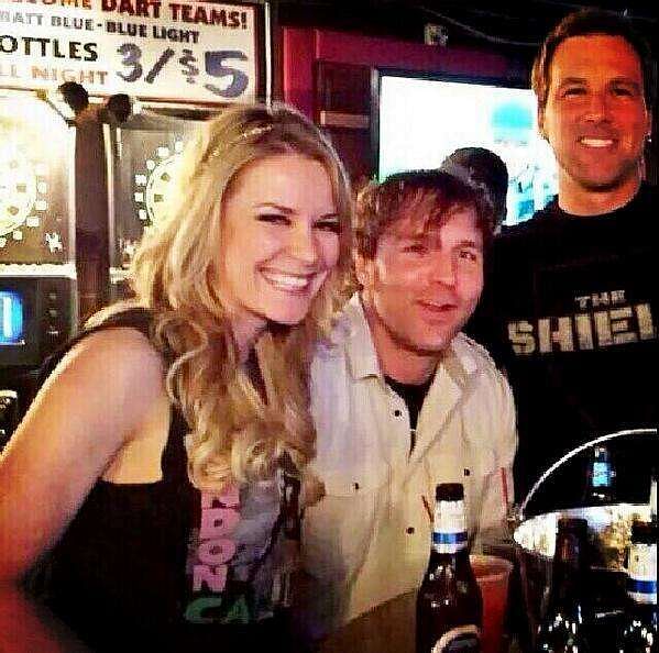 One of the more rarer images of Dean and Renee hanging out together