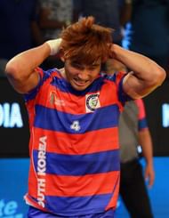 India South Korea Kabaddi World Cup KWC 2016 raider Jang Kun Lee