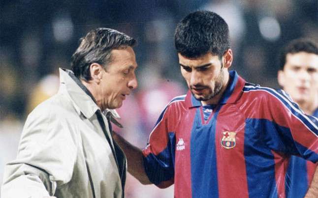 Johan Cruyff rescued Pep Guardiola from being sold by Barcelona