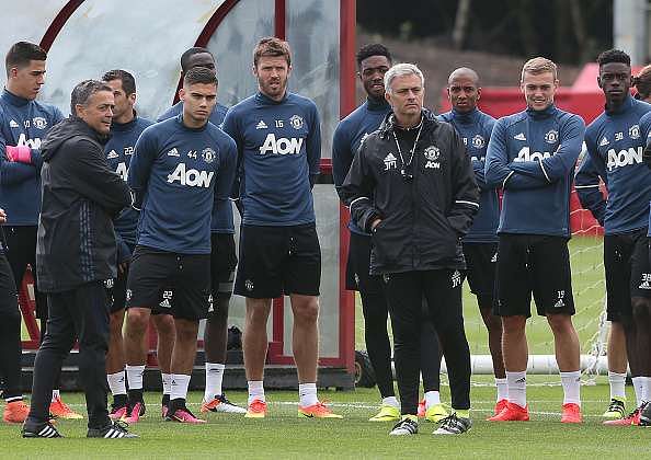 Manchester United manager Jose Mourinho's training methods for Liverpool revealed