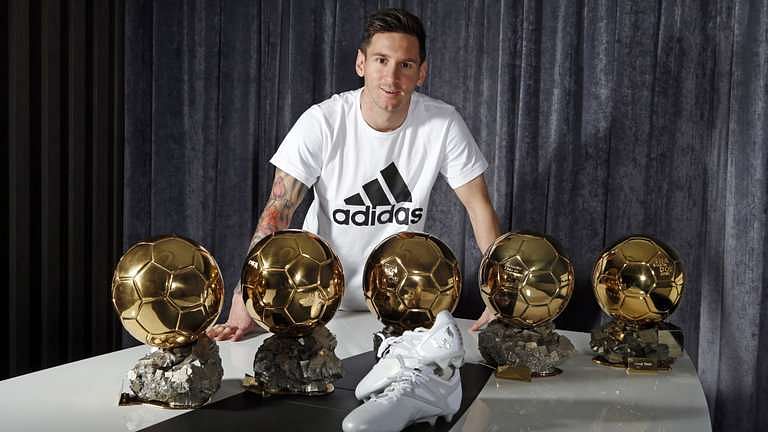 messi 5 ballon d ors