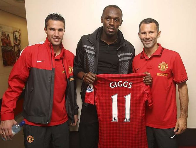 Usain Bolt reveals that Ruud van Nistelrooy was the reason he started supporting Manchester United