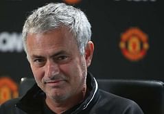 Manchester United players train at a car park again ahead of Liverpool clash