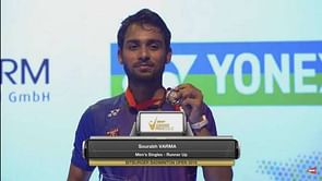 Sourabh Varma goes down fighting to Shi Yuqi in Bitburger Open final
